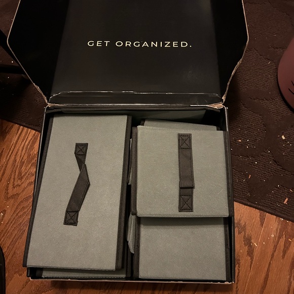 SMIRLY 6 Shelf Hanging Closet Organizer with Drawers - Picture 2 of 8